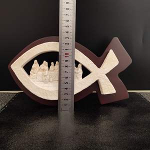 KOMIフィッシュザラストサパーディナーデコレーション絶妙なレジンホームテーブル宗教ディナーデコレーション - Product Image 3