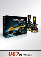 Ampoules de phares LED UGGV 200W 90000LM H1/H3/H4/H7/H11/H13/9004-9007/880 12/24V -40°C~+80°C – Amélioration de performance pour une performance optimale