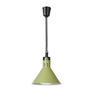 Lampada Riscaldante Conica Verde HENDI 230V/250W 275x(H)250mm Attrezzatura per Riscaldamento e Mantenimento del Calore - Product Image 1