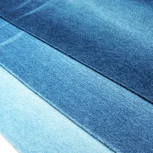 Cheap price traditional indigo recycled denim fabric Stone Washed Denim Fabric Cotton