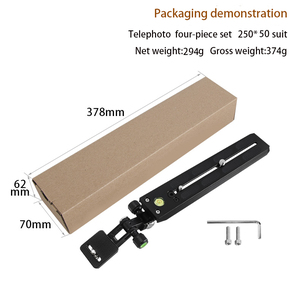 Support de téléobjectif en aluminium professionnel pour Manfrotto DMIDITIR tête de trépied réglable plaques de Rail coulissant monte des caméras - Product Image 4