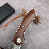 Aanpasbare Roestvrijstalen Gekartelde Houten Handgreep Outdoor Camping Edc Draagbaar Vouwmes Oem
