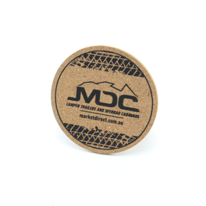 Modern Round Wooden Coaster Custom Engraved Cork Cup Mats Personalized Silk Screen Printed <b>Pad</b> for Tables - Product Image 5