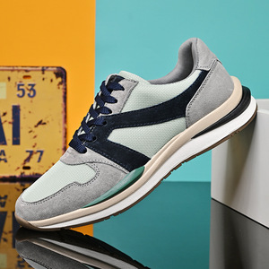 Summer new style fashionable men's sports shoes with breathable mesh upper, anti-odor and anti-slip design, walking shoes - Product Image 1
