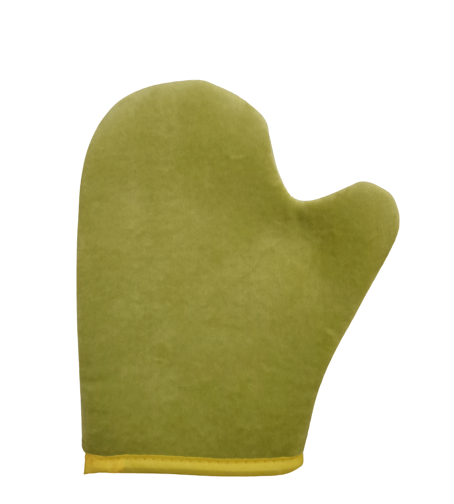 Разноцветная мягкая бархатная варежка для автозагара с большим пальцем