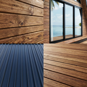 Casa de Juegos Triangular de Madera y Acero para Niños |   Casa de Jardín Moderna, Ecológica e Impermeable |   Casa Prefabricada de Fácil Montaje - Product Image 4