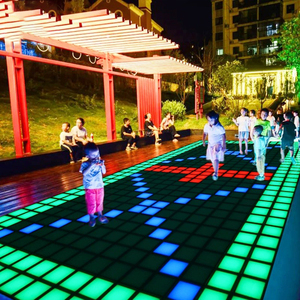 Piste <span class=keywords><strong>de</strong></span> danse LED magnétique sans fil 60x60cm, piste <span class=keywords><strong>de</strong></span> danse LED Interactive pour <span class=keywords><strong>jeux</strong></span> - Product Image 5