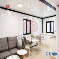 Casa Prefabricada Modular de Lujo de 40 pies, Instalación Rápida, Certificación CE ISO, Casa Prefabricada para Complejos Turísticos