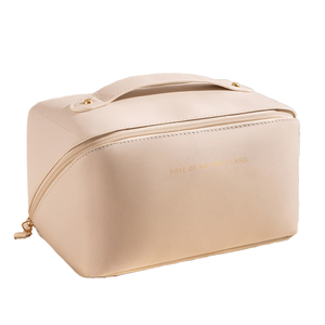 Large Capacity Portable Makeup <b>Bag</b> <b>for</b> <b>Women</b> Eco-Friendly PU Cosmetic <b>Bag</b> Zipper Waterproof Outdoor Travel <b>for</b> <b>Toiletry</b> <b>Bags</b> New - Product Image 4