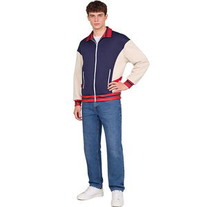 Chaqueta de Béisbol con Cierre para Hombre de Stranger Things, Diseño a Rayas Rojas y Blancas, Disfraz de Cosplay, Primavera 2026 - Product Image 1