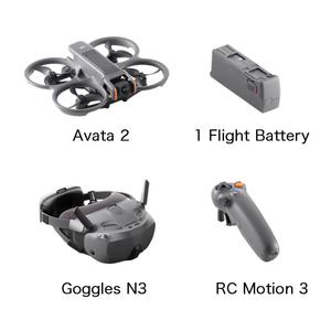 ราคาโปรโมชั่น FPV Avata <span class=keywords><strong>2</strong></span> Smart Combo แว่นตา N3 RC <span class=keywords><strong>Motion</strong></span> 3 แบตเตอรี่เดี่ยว โดรนสำหรับใช้งานกลางแจ้ง - Product Image 1