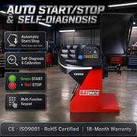 Équilibreuse de roues automatique GATmatic KWB900 avec affichage numérique LED, auto-étalonnage, 10-30 pouces, 65 kg, 185-320 W, 110/220 V, précision 1 g pour voiture