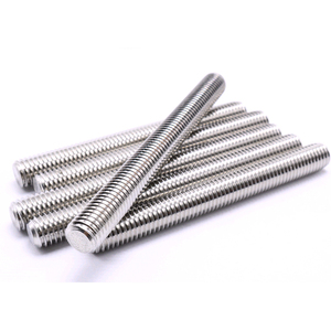 DIN padrão aço inoxidável comprimento total <span class=keywords><strong>Rod</strong></span> rosqueado com cabeça plana - Product Image 1