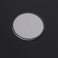 Couverture protectrice en verre saphir rond à double face avec revêtement antireflet personnalisé pour caméra industrielle