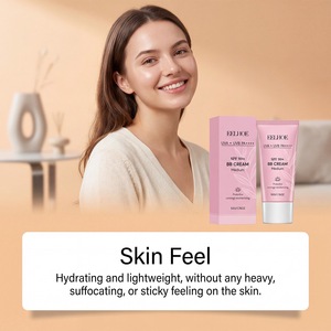 Crema BB EELHOE para el Cuidado Facial con <span class=keywords><strong>SPF</strong></span> <span class=keywords><strong>50</strong></span>, Ilumina el Tono de la Piel, Cubre los Poros, Protección Solar Anti UVA/UVB, Crema Cosmética Delicada - Product Image 3