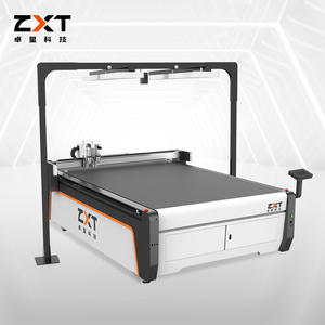Machine de découpe à plat pour tapis semi-automatique ZXT, robuste, avec pompe et moteur PLC pour la finition des bords des tapis en moquette - Product Image 5