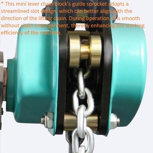 Palans à levier antidérapants fabriqués <span class=keywords><strong>en</strong></span> Chine, capacité 250 kg et 500 kg, palan à chaîne à cliquet, palan à levier à vendre - Product Image 5