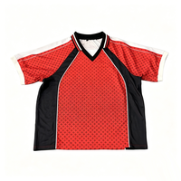 T-shirt personnalisé Kornit DTG pour homme, coupe oversize, col en V, motif étoile rouge, effet délavé, streetwear, OEM