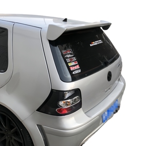 <span class=keywords><strong>Aileron</strong></span> de toit arrière de haute qualité pour automobile, <span class=keywords><strong>aileron</strong></span> de spoiler de style <span class=keywords><strong>R</strong></span> adapté à la modification pour Volkswagen <span class=keywords><strong>Golf</strong></span> 4 - Product Image 1