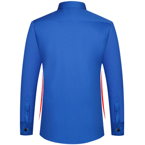 <span class=keywords><strong>Camisa</strong></span> de Manga Larga Decorativa con Múltiples Botones, Estilo Elegante, para Banquetes de Negocios, <span class=keywords><strong>Camisa</strong></span> de Algodón para <span class=keywords><strong>Hombre</strong></span>, Corte Entallado, Directo de Fábrica - Product Image 6