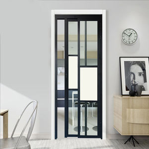 Sistema <span class=keywords><strong>de</strong></span> puerta corrediza y abatible <span class=keywords><strong>de</strong></span> aluminio con aislamiento térmico con hardware <span class=keywords><strong>de</strong></span> deslizamiento suave (para hogares modernos) - Product Image 2