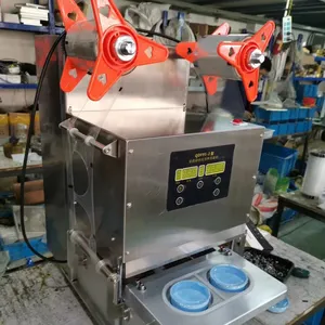 Plastic roll film sealing machine semi-automatic cup sealer