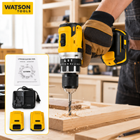 Kit de perceuse sans fil avec 2 batteries, chargeur et manuel pour la vente en gros B2B