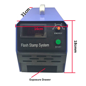 Machine de fabrication de tampons photosensibles numérique intelligente automatique à double tube, machine de gravure à exposition <span class=keywords><strong>flash</strong></span> 2200J 360W – Offre Spéciale - Product Image 2