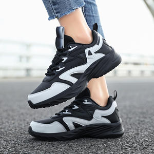 Zapatillas Casuales para Mujer, Suela Gruesa de PU, Amortiguación Cómoda, Aumento de Altura, Zapatos para Caminar por la Calle en Otoño - Product Image 3