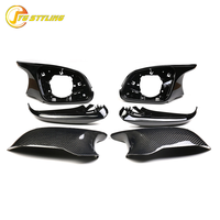 6 PCS Coques de rétroviseurs latéraux en fibre de carbone pour BMW Séries 1 2 3 4 X F20 F21 F22 F23 F30 F31 F32 F33 F36 E84 F87 M2 Kits de carrosserie de remplacement