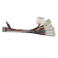 Kabel Konektor Kawat ke Kawat Silikon Sesuai Standar Rohs UL3132 UL3239, Kabel Harness Jantan ke Betina
