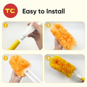 ダスターリフィルダスティング家具,静的ダスト除去ブラシ使い捨て交換ヘッド - Product Image 3