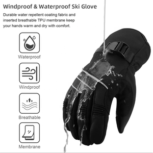 <span class=keywords><strong>Gants</strong></span> d'hiver MOREOK imperméables avec doublure thermique en polaire, antidérapants, compatibles avec les écrans tactiles, pour le cyclisme, le snowboard et le ski, pour hommes et femmes - Product Image 5