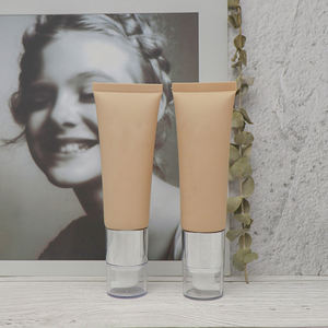 Tubo vacío de plástico para lavado de cara, crema, tubo de plástico, color rosa, 50ml - Product Image 2