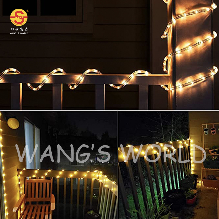 LED Solar Rope Light Outdoor Festival Holiday Tree Decoration Garden Rope Light · image 5