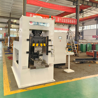 Presse hydraulique à tête de jetée 160T + 100T Machine de forgeage à chaud à double station horizontale pour essieu automatique