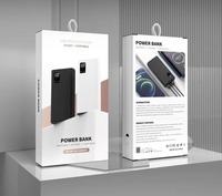 Portable 10000mah PowerBank Banque de puissance de charge rapide avec affichage numérique Led 22.5W 20W 18W Type-C PD Banque de puissance de sortie 10000mAh