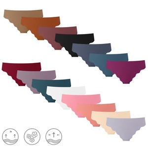 Nouvelles culottes sexy sans couture pour femmes européennes et américaines 2024, avec bord ondulé, pour le sport et le yoga, tentation transfrontalière, culottes chaudes - Product Image 3