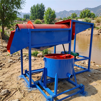 Separador de Minerales a Pequeña Escala, Trommel para Minería de Oro con Concentrador de Tambor, Modelo 600*1200