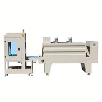 Máquina de manga tipo manguito completamente automática, caja de espuma de agua Mineral, máquina de sellado de película PE de cartón exprés, máquina de película termorretráctil