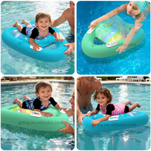 <span class=keywords><strong>Dinosaurio</strong></span> delfín niño inflable tabla de surf Bodyboard logotipo personalizado PVC estera flotante <span class=keywords><strong>piscina</strong></span> flotadores con asas para niños - Product Image 5