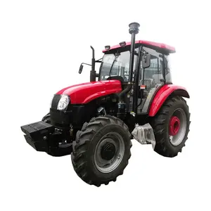 Dong Feng 4404 trang trại 640 máy kéo 45 HP 4WD bánh xe máy kéo nông dân tractores với kết thúc trước loader và xô - Product Image 1