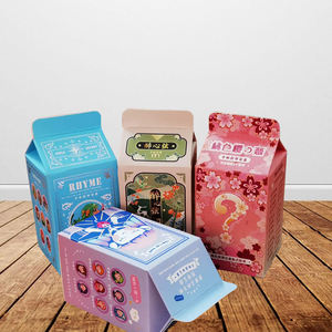 Boîte d'emballage en papier ondulé recyclable et créatif comme boîte d'emballage de lait Boîte d'emballage en papier cadeau Horizon Mike - Product Image 2