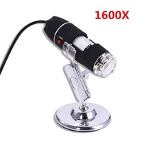 Microscope numérique hd portable à grossissement continu, loupe électronique USB 5 x 500X 1600X peut être mesurée et photographe