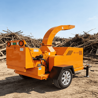Broyeur de bois électrique de jardin 130 mm avec protection contre les surcharges thermiques pour la sécurité à domicile