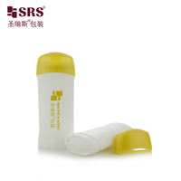 Bouteilles en plastique rechargeables personnalisées de 45 g, recyclables, à marque privée, pour emballage de déodorant et de soins de la peau