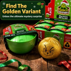 Juguete Blandito Antiestrés Grinch que Brilla en la Oscuridad, Variante Dorada Secreta, para Niños Mayores de 3 Años, Unisex - Product Image 4