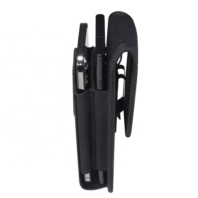 Oxfold Men's Mobile Phone Case Waist Pack Universal Cloth Vertical Horizontal Smartphone Belt Clip Holster Pouch Cover