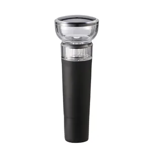 Hot Bán 2 Trong 1 Rượu Vang Stopper Pourer Kit Nhựa Rượu Set Cho Đảng Wedding Kỷ Niệm