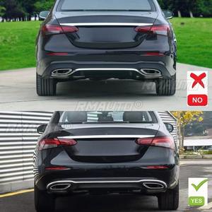 Para Mercedes Benz Clase E W213 E200 E260 E300 2016-2022, Kit de Difusor de Labio de Parachoques Trasero, Protector de Parachoques, Accesorios - Product Image 4